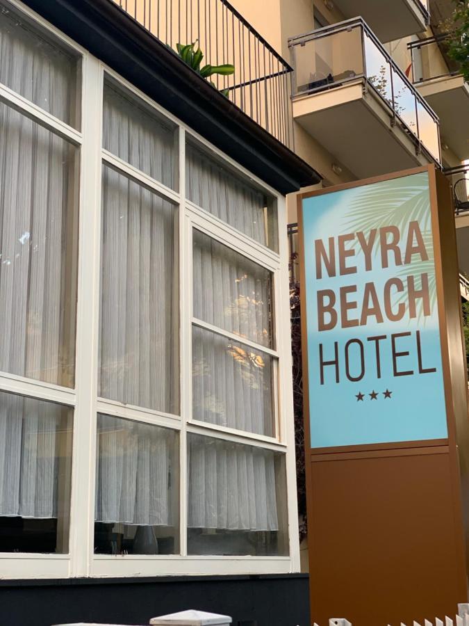 Hotel Neyra Beach Rimini Exterior foto